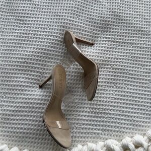 SCHUTZ Women's Beige Heeled Sandals